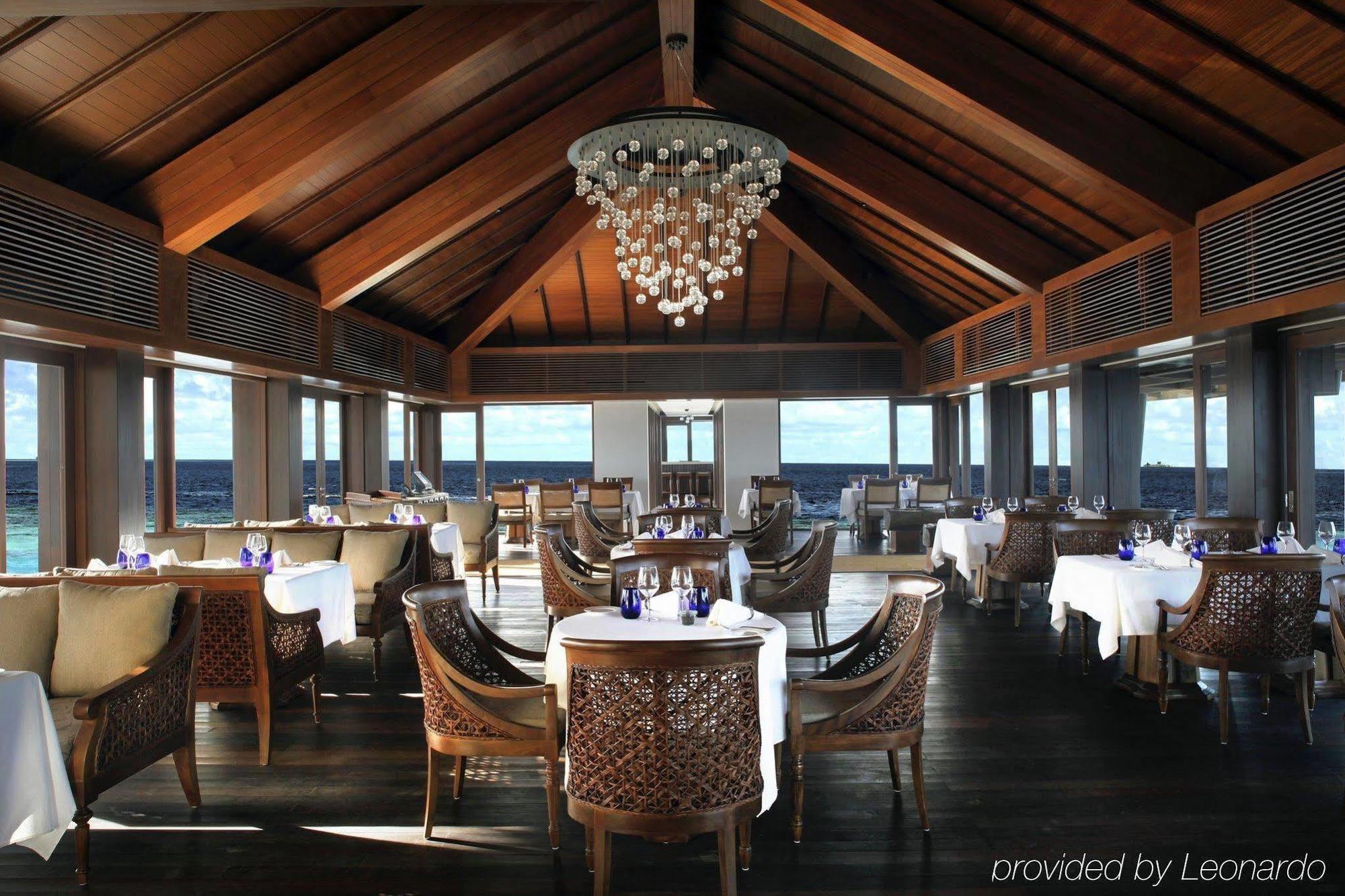 The Residence Maldives Dhigurah  Restoran fotoğraf